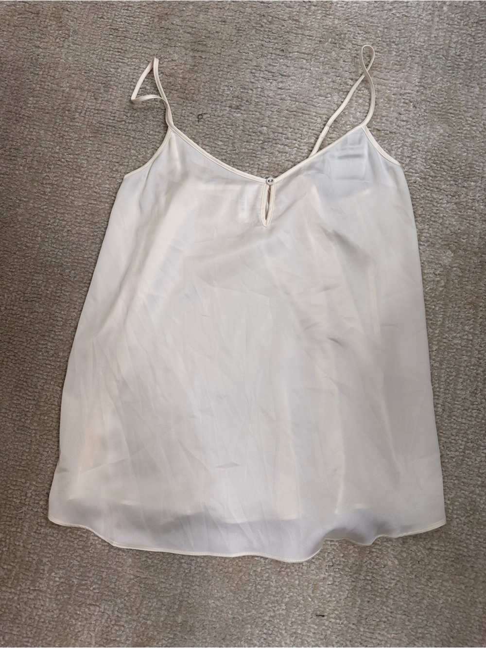 Soma Ivory/Cream Satin Camisole
